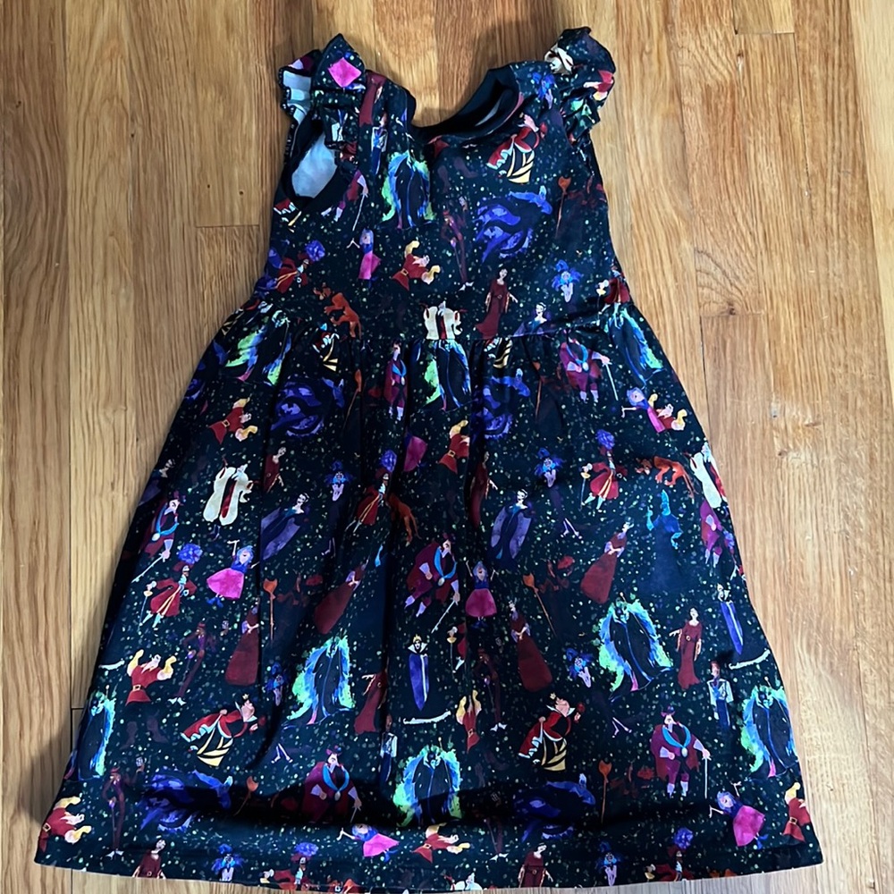 Disney Villians flutter tank dress girls size 6